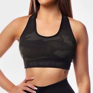 Jed North flora sports bra - Camo Black